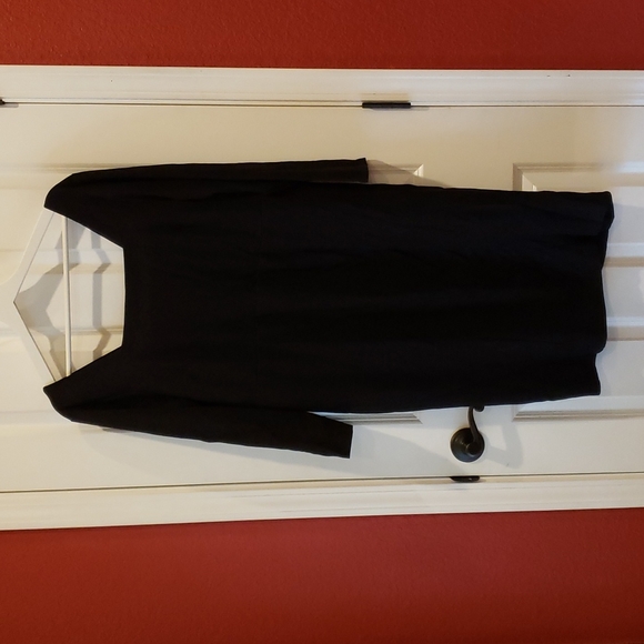 TORRID Black Premium Ponte Knit Bodycon Cocktail Dress sz 20 Women's Plus LBD - Picture 5 of 13